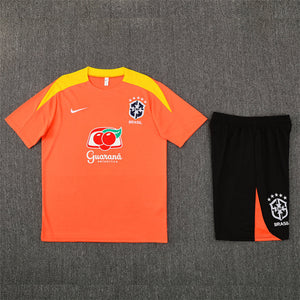 Visuel 1 — Ensemble Training Seleção – Orange Feu | Édition Été 2026