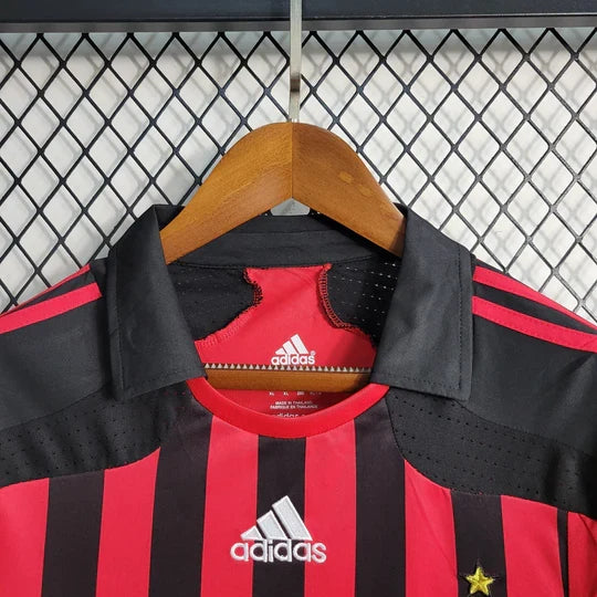 Maillot AC Milan Retro 2007 2008 Manche Longue