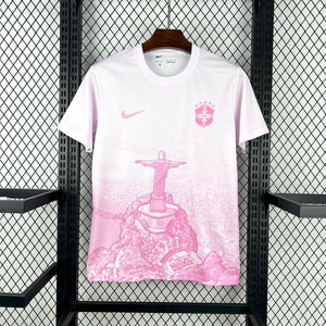 Visuel 1 — Maillot Brésil Concept Rose & Blanc 2025-26