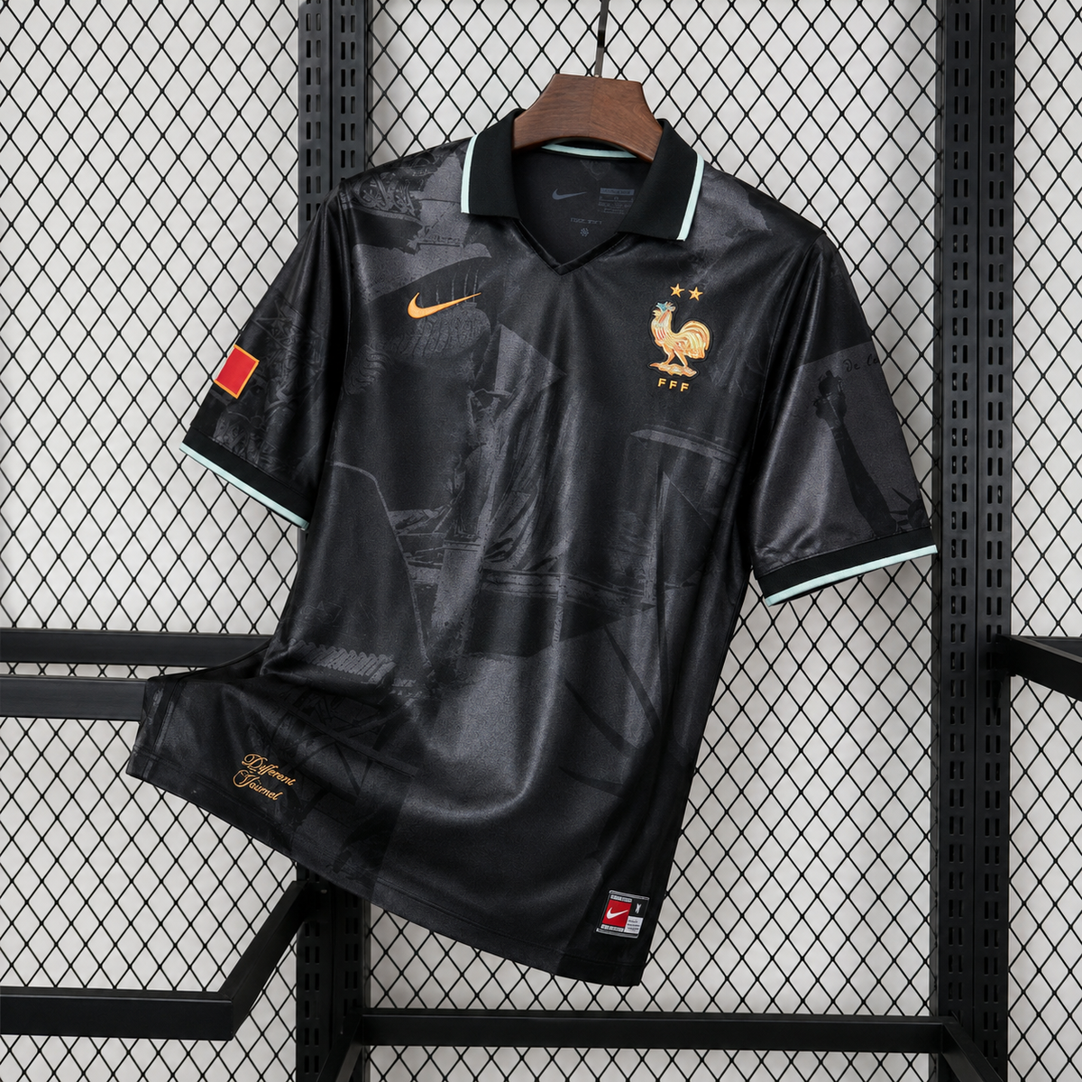 Maillot Équipe de France Noir Energy