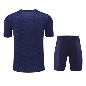 Visuel 2 — Ensemble Training FC Barcelone Bleu Foncé Jaune 2026/2027