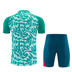 Visuel 2 — Ensemble Training Portugal Camouflage Vert Blanc 2026/2027