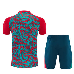 Visuel 2 — Ensemble Training Portugal Camouflage Vert Rouge 2026/2027