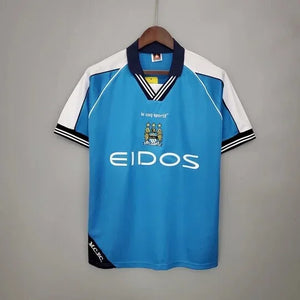 Visuel 1 — Manchester City Maillot Rétro 99/01
