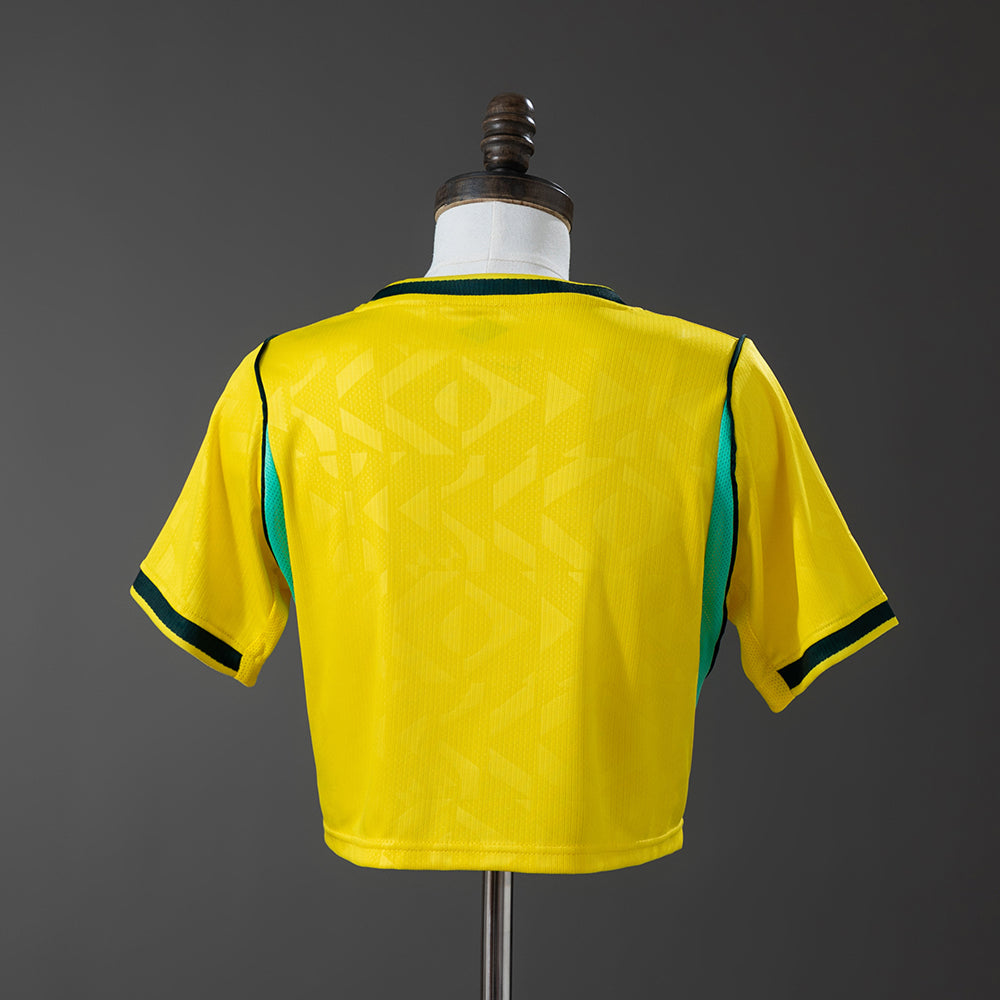 Maillot Seleção Crop Top Femme — Édition Domicile