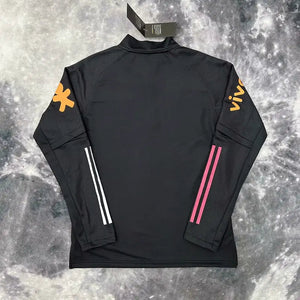 Visuel 3 — Pull Zippé Noire Brésil – Édition Drip Seleção