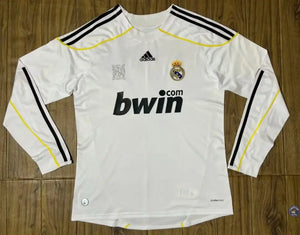 Visuel 1 — Maillot Real Madrid 2009/10 Domicile à manches longues