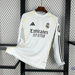 Visuel 1 — Maillot Real Madrid 2025/26 Domicile à manches longues